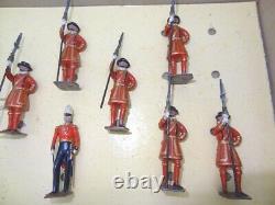 Britains Pre-war Set 1257 Yeomen Of The Guard From 1932 Rare With Box