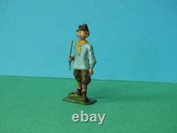 Britains Pre-war (c1927) Rare Vintage Lead Model Home Farm Village Idiot #587