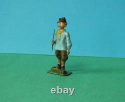 Britains Pre-war (c1927) Rare Vintage Lead Model Home Farm Village Idiot #587