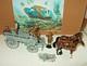 Britains Premier 8920 Ww1 Horse Drawn Wagon & 2 Horses & 4 Man Asc & Adhoc Box