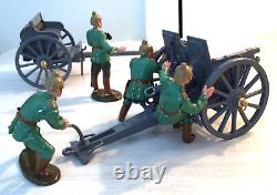 Britains Premier 8924 German 7.7mm Gun, Limber & 4 Man Service Detachment 132