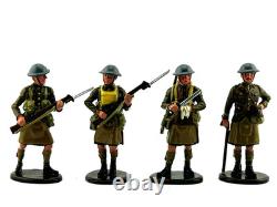 Britains Premier Biggs WW1 Kilted Scots Infantry 54mm Toy Soldier Set Boxed RARE