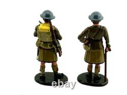 Britains Premier Biggs WW1 Kilted Scots Infantry 54mm Toy Soldier Set Boxed RARE