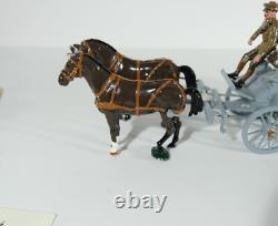 Britains Premier Series 8920 Horse Drawn G. S Wagon & 4 Man ASC Team Figures N1