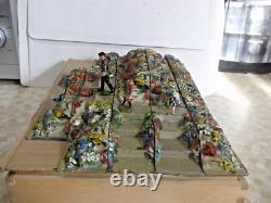 Britains Prewar Lead Rockery With Figures Rare Please Read Below