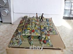 Britains Prewar Lead Rockery With Figures Rare Please Read Below