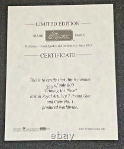 Britains Priming The Piece British Royal Artillery 7 lb Gun & Crew Zulu #20086