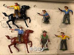 Britains RARE Boxed Display Set 320A Cowboys. Pre War, c1932. Unlisted