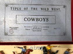 Britains RARE Boxed Display Set 320A Cowboys. Pre War, c1932. Unlisted