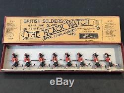Britains RARE Early Set 11 The Black Watch With Early Issue Box. Circa 1910