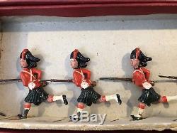 Britains RARE Early Set 11 The Black Watch With Early Issue Box. Circa 1910
