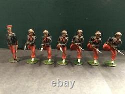 Britains RARE Set 142 Zouaves With Officer. 1st Version c1908