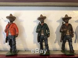 Britains RARE Set 186 Mexican Infantry With Multi-colored Uniforms With Box. 1939/40