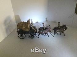 Britains R. A. M. C Waggon And Horses In Service Dress Set No. 145a