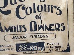Britains Racing Colours Major Furlong. Pre War Issue. Boxed