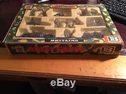 Britains Rare Army Group Deetail Set 9751 In Good Condition