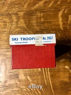 Britains Rare Boxed #2037 Ski Trooper Post War Pre-Owned
