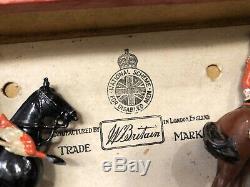 Britains Rare Boxed Display Set 51 11th Hussars & 16th Lancers. Early Pre War