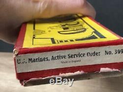 Britains Rare Boxed Set 399 US Marines, Active Service Order. Circa 1939