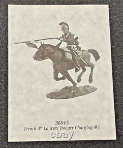 Britains Rare Ltd Edition French 4th Lancers Trooper Charging #36015 Napoleonic