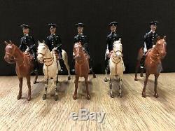 Britains Rare Set 1511 British Mounted Policemen. Pre War