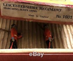 Britains Rare Set 1601 The Leicestershire Regt. Famous Regts. Pre War c1937