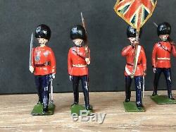 Britains Rare Set 460 Color Party Of The Scots Guards. Pre War