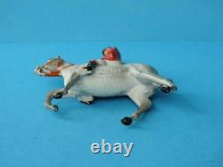 Britains Rare Vintage Lead Hunt Series Mounted Huntsman #608 On White Horse