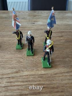 Britains Royal Marines Band & Colours Figures