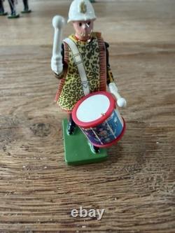 Britains Royal Marines Band & Colours Figures