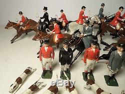 Britains Scarce Complete Set #236 The Britains Hunt Meet Display