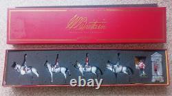 Britains Scots Greys Figure Set 00075 figures strung & wrapped inside Box