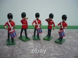 Britains Scots Guards Pipes Drums & Bugle Marching Band & Colour Party