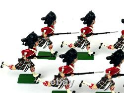Britains Seaforth Highlanders Charging Bundle 54mm Repainted Toy Soldier 9332