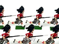 Britains Seaforth Highlanders Charging Bundle 54mm Repainted Toy Soldier 9332