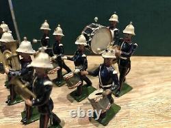 Britains Set 1288 Full Band Of The Royal Marines. Second Version, c1938