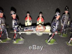 Britains Set 137 Royal Army Medical Service. Early 2nd Version Figures c1910