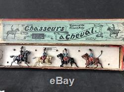 Britains Set 139 Chasseurs A Cheval. 1905 1st Version withBox. RARE
