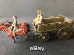 Britains Set 146a Royal Army Service Corps. Pre War. Wagon Riders Are Recasts