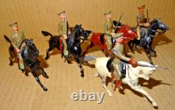 Britains Set 159 Territorial Yeomanry 1925 version- Officer & 4 x Troopers