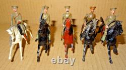 Britains Set 159 Territorial Yeomanry 1925 version- Officer & 4 x Troopers