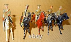 Britains Set 159 Territorial Yeomanry 1925 version- Officer & 4 x Troopers