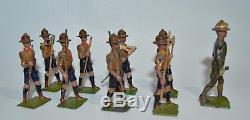 Britains Set #161 Boy Scouts with Scoutmaster