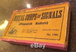 Britains Set #1791 Royal Corps of Signals Dispatch Riders Rarity Index 48