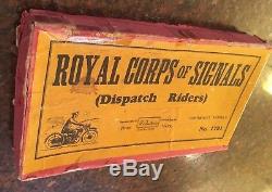 Britains Set #1791 Royal Corps of Signals Dispatch Riders Rarity Index 48
