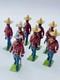 Britains- Set 186 -mexican Infantry Marching With Slung Rifles 1914 /2nd Issue