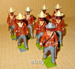 Britains- Set 186 -Mexican Infantry Marching with Slung Rifles 1914 /2nd Issue
