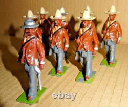 Britains- Set 186 -Mexican Infantry Marching with Slung Rifles 1914 /2nd Issue