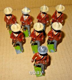 Britains- Set 186 -Mexican Infantry Marching with Slung Rifles 1914 /2nd Issue