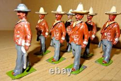 Britains- Set 186 -Mexican Infantry Marching with Slung Rifles 1914 /2nd Issue